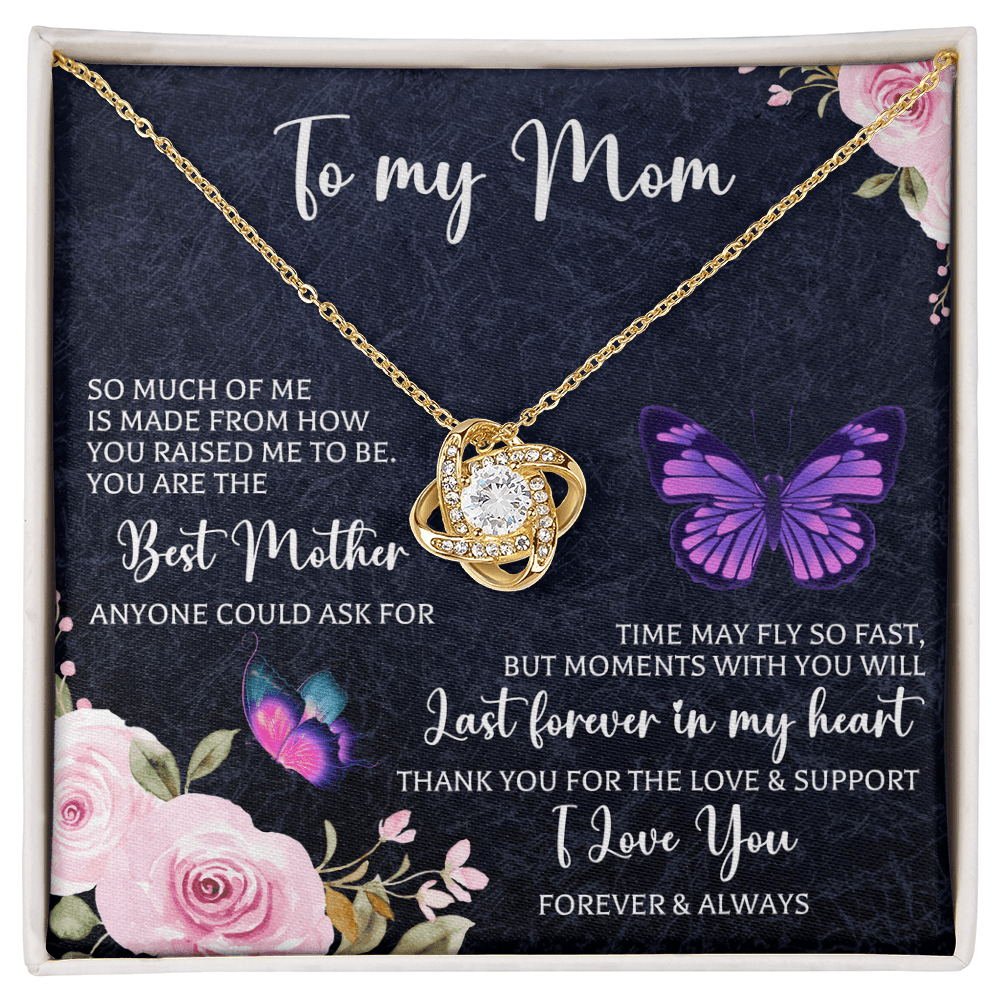 To My Mother Necklace, Mother's Day Gifts for Mom, Necklace for Mom from Son, Daughter, Birthday Gifts, Wedding Gifts for Mom - Beauty Belliss